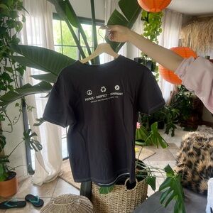 Peace Respect Harmony Black T-Shirt